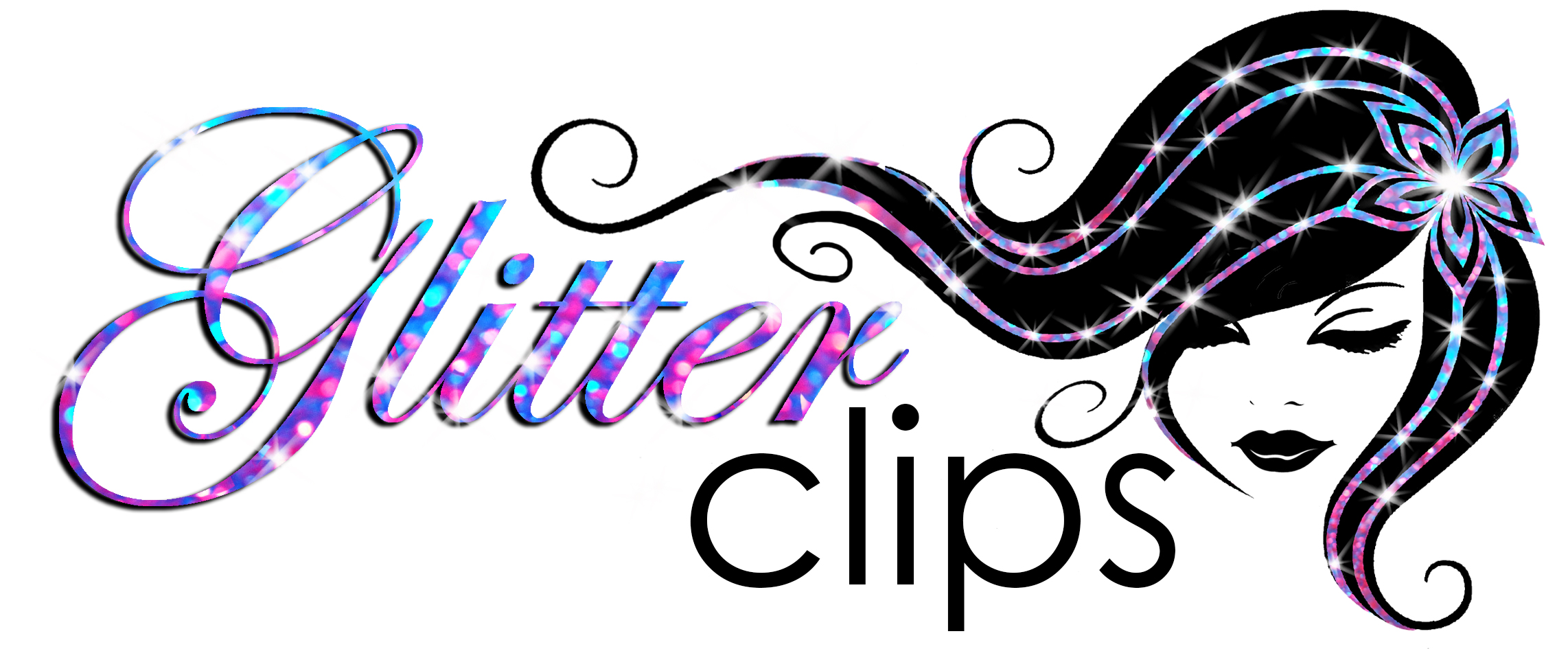 Glitter Clips Hair Accessories